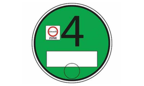 Milieusticker Duitsland